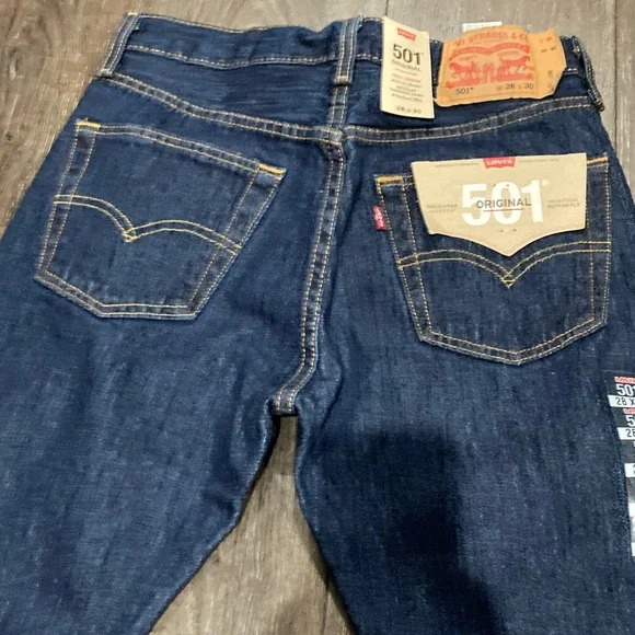 Levi's 501 Original Indigo Jeans - Picture 4 of 5